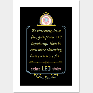 Funny quotes of the star signs: Leo Posters and Art